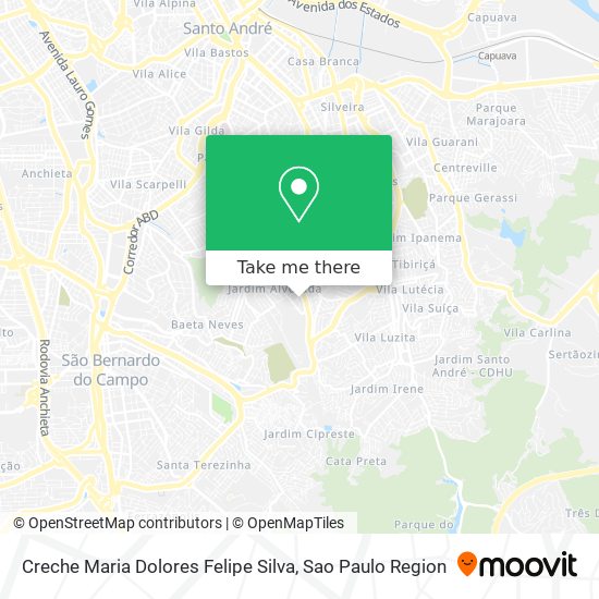 Creche Maria Dolores Felipe Silva map