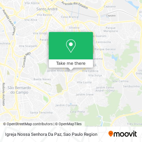 Igreja Nossa Senhora Da Paz map