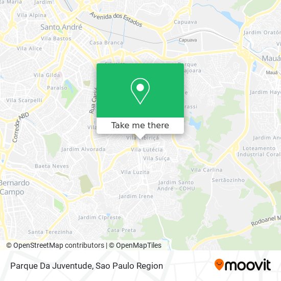 Parque Da Juventude map