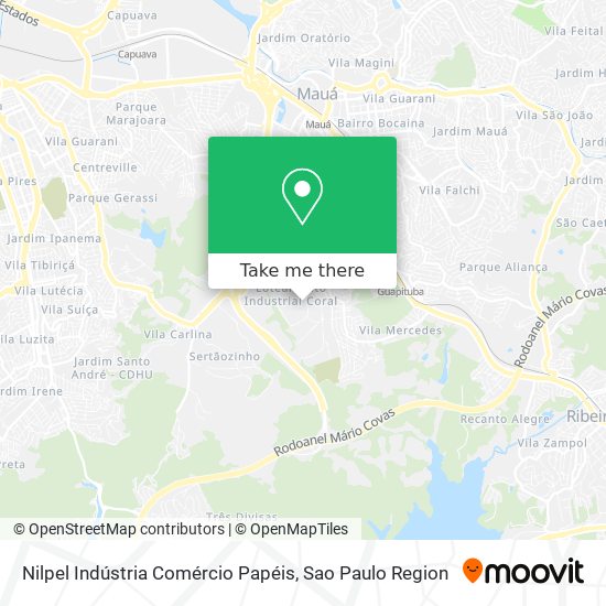 Nilpel Indústria Comércio Papéis map