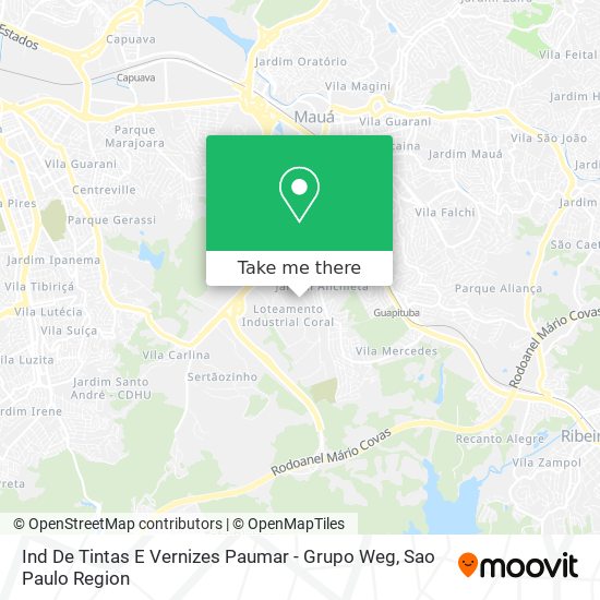 Ind De Tintas E Vernizes Paumar - Grupo Weg map