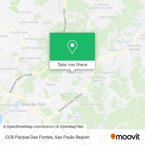 CCB Parque Das Fontes map