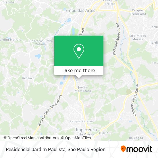 Residencial Jardim Paulista map