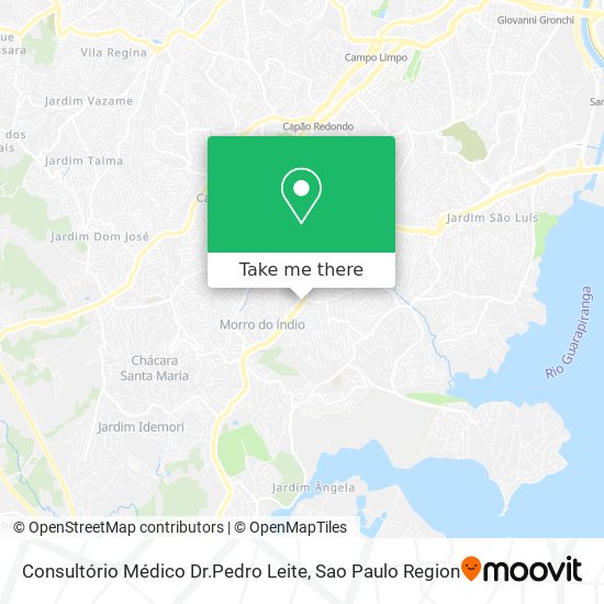 Mapa Consultório Médico Dr.Pedro Leite