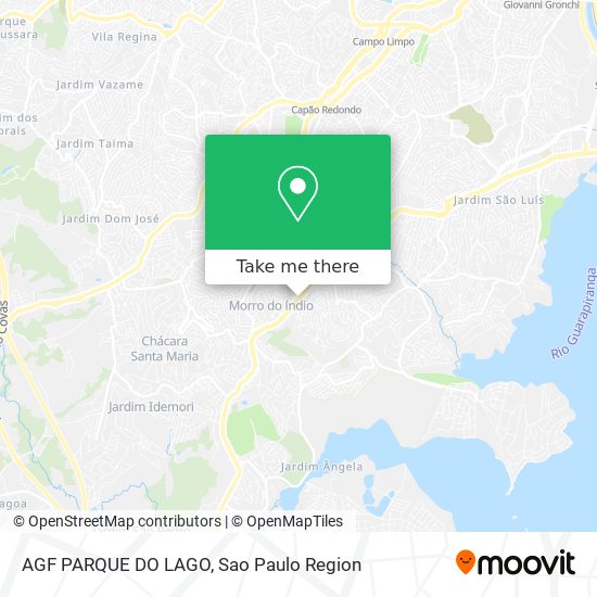 Mapa AGF PARQUE DO LAGO