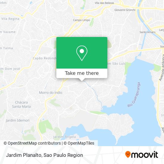 Jardim Planalto map