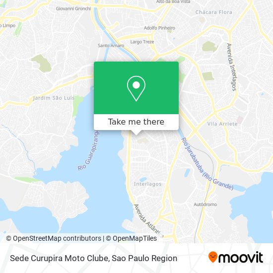 Sede Curupira Moto Clube map