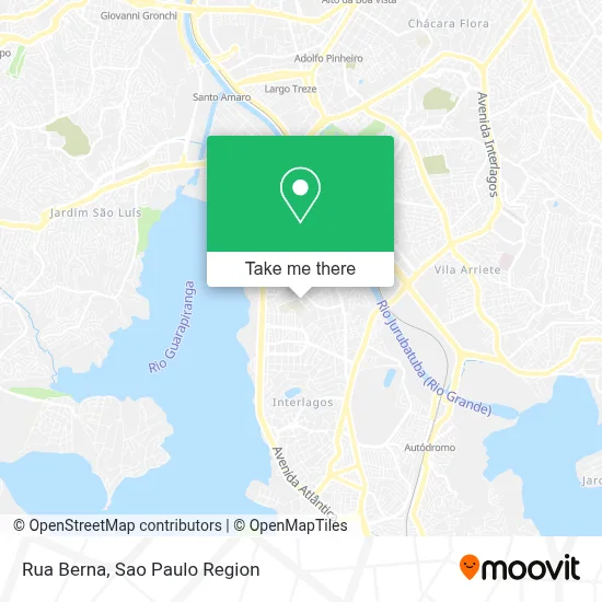 Rua Berna map