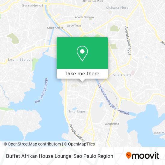 Buffet Afrikan House Lounge map