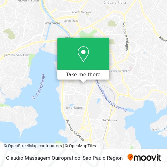 Claudio Massagem Quiropratico map