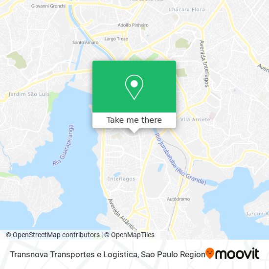 Transnova Transportes e Logistica map