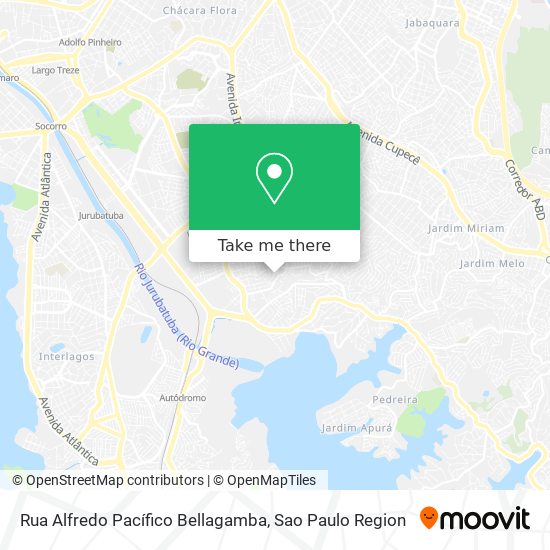 Rua Alfredo Pacífico Bellagamba map