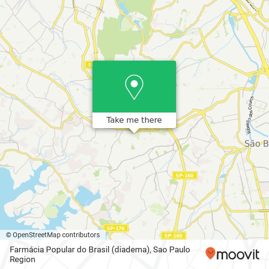 Farmácia Popular do Brasil (diadema) map