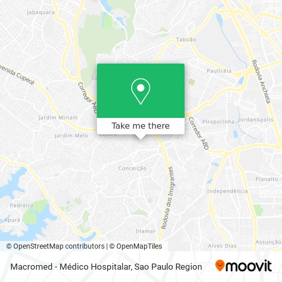 Macromed - Médico Hospitalar map