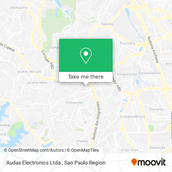 Audax Electronics Ltda. map