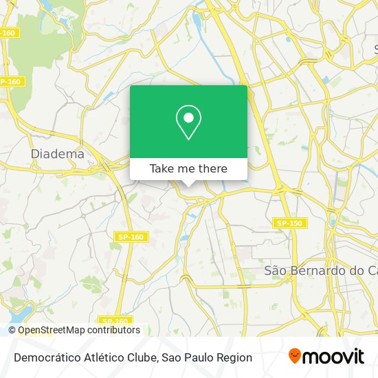 Democrático Atlético Clube map