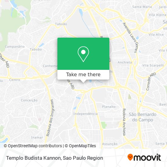 Templo Budista Kannon map
