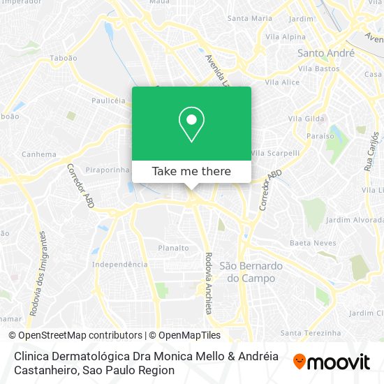 Clinica Dermatológica Dra Monica Mello & Andréia Castanheiro map