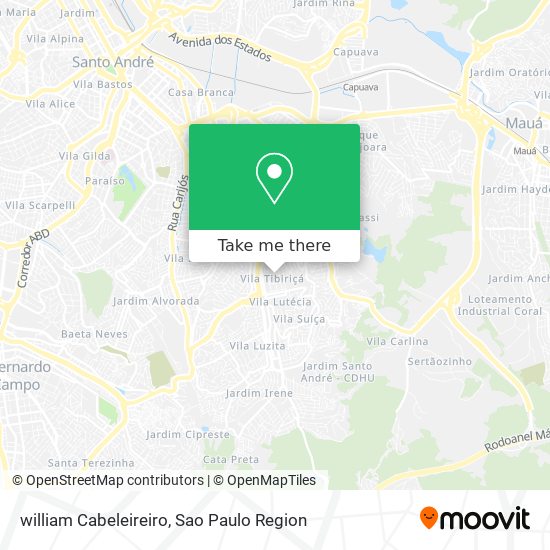 william Cabeleireiro map