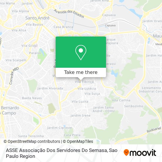 ASSE Associação Dos Servidores Do Semasa map