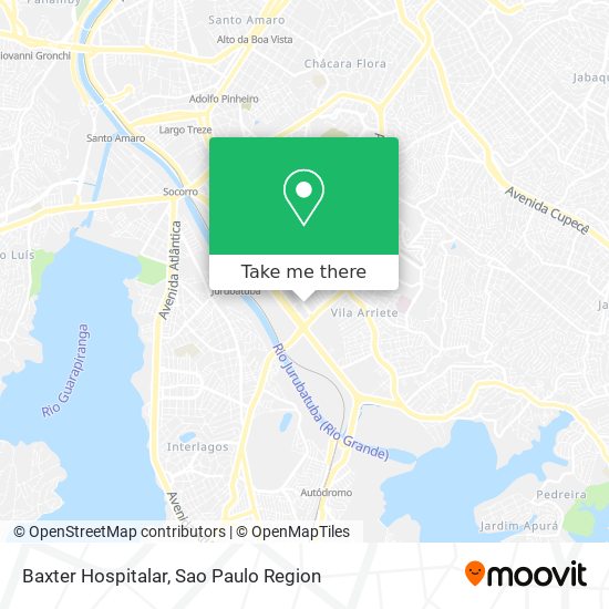 Mapa Baxter Hospitalar