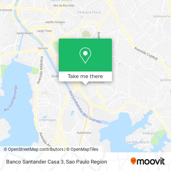 Banco Santander Casa 3 map