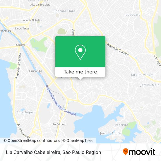 Mapa Lia Carvalho Cabeleireira