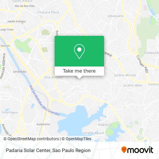 Padaria Solar Center map