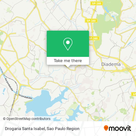 Mapa Drogaria Santa Isabel