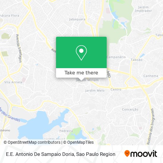 E.E. Antonio De Sampaio Doria map