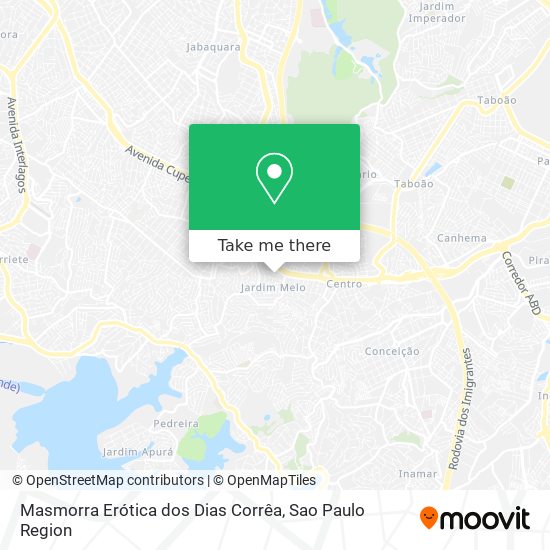 Masmorra Erótica dos Dias Corrêa map