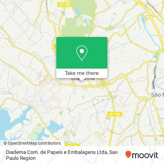 Mapa Diadema Com. de Papeis e Embalagens Ltda