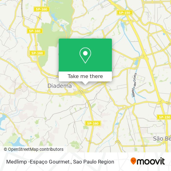 Medlimp -Espaço Gourmet. map