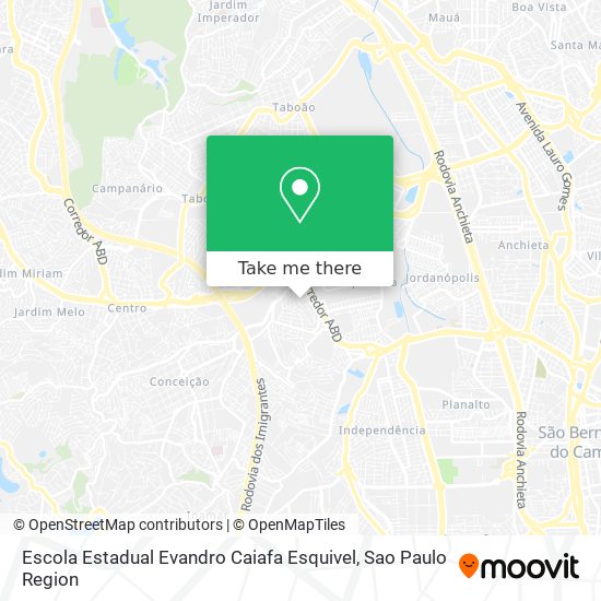 Escola Estadual Evandro Caiafa Esquivel map