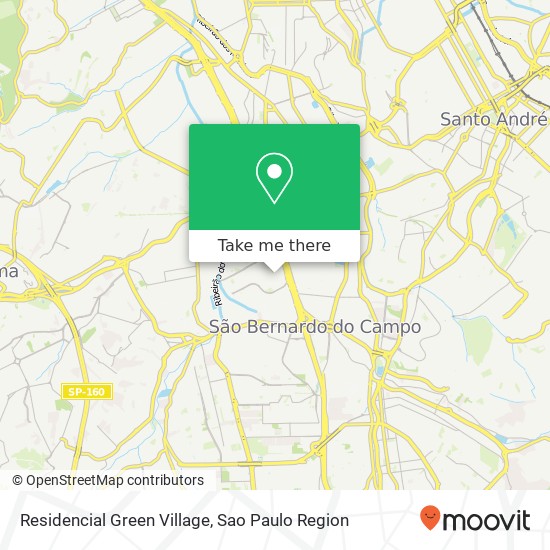 Residencial Green Village map