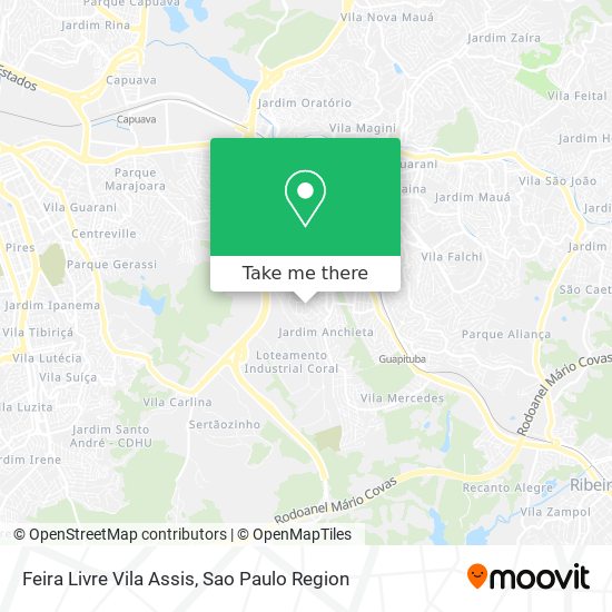 Feira Livre Vila Assis map