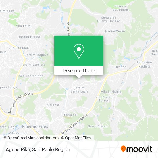 Mapa Águas Pilar