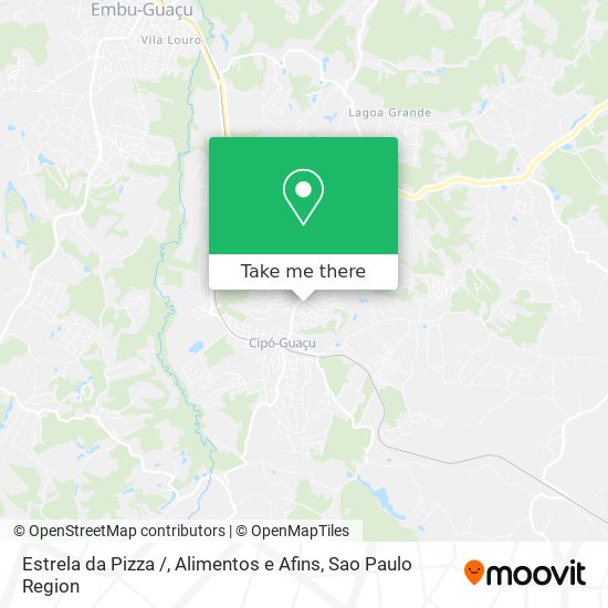 Mapa Estrela da Pizza /, Alimentos e Afins