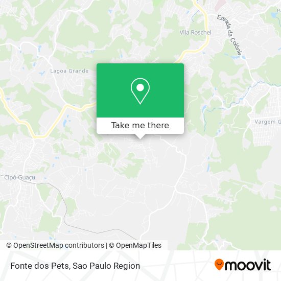 Fonte dos Pets map