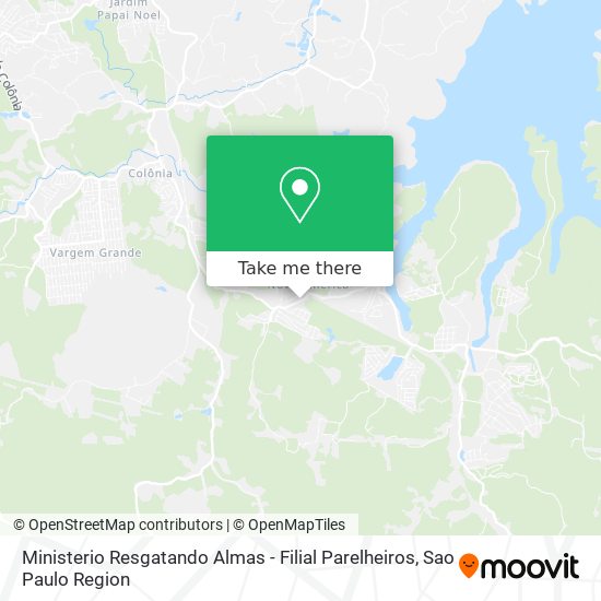 Ministerio Resgatando Almas - Filial Parelheiros map