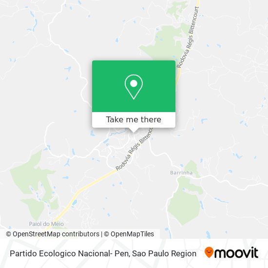 Partido Ecologico Nacional- Pen map