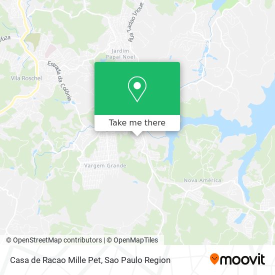 Casa de Racao Mille Pet map