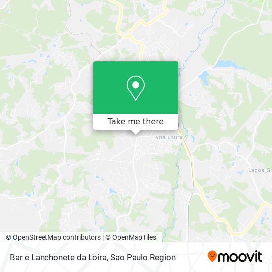 Bar e Lanchonete da Loira map