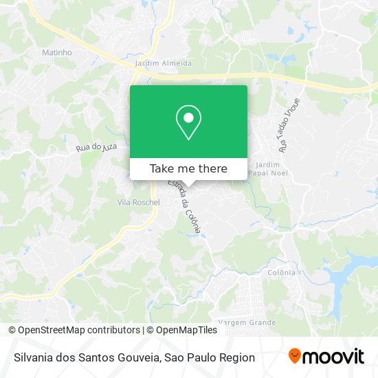 Silvania dos Santos Gouveia map