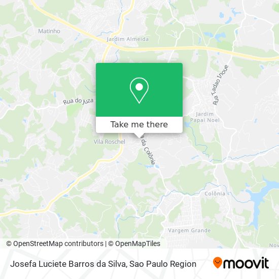 Josefa Luciete Barros da Silva map