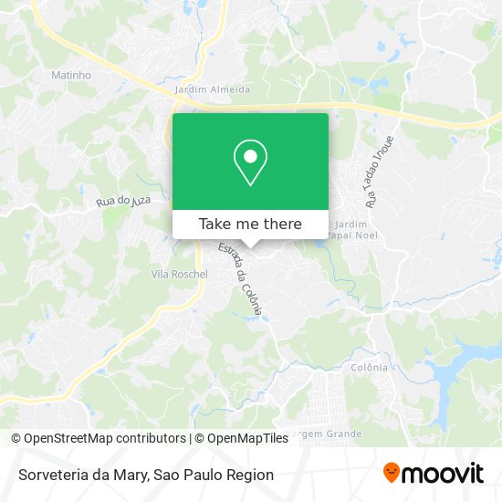 Sorveteria da Mary map