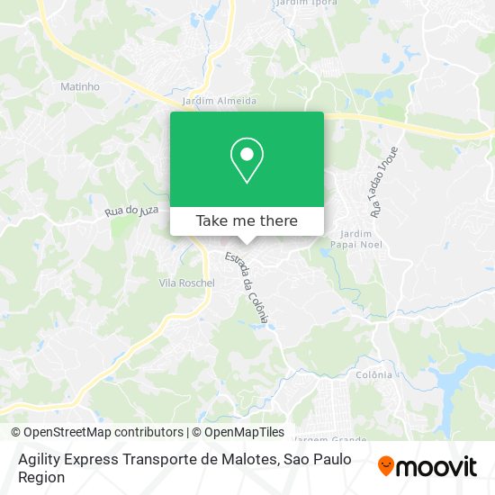 Agility Express Transporte de Malotes map