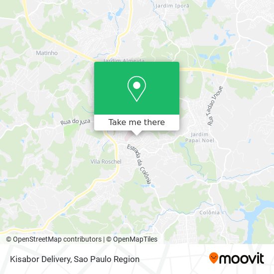 Kisabor Delivery map