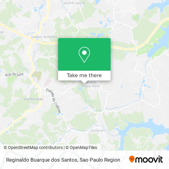 Reginaldo Buarque dos Santos map