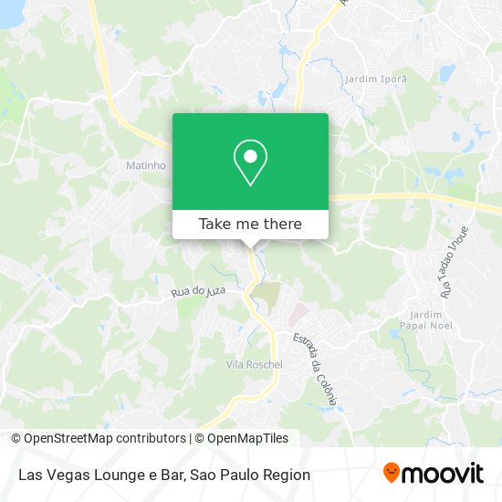 Las Vegas Lounge e Bar map